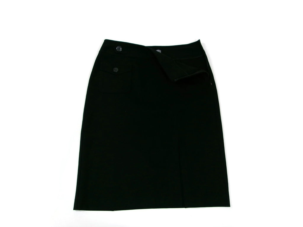 Ann Taylor Womens Black Knit Stretch Career Work Skirt Size 6