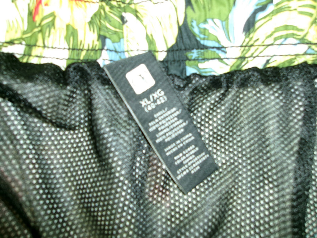 OP Swim Shorts Board Shorts Mens Size XL Floral Hawaiian Tropical Swim Trunks