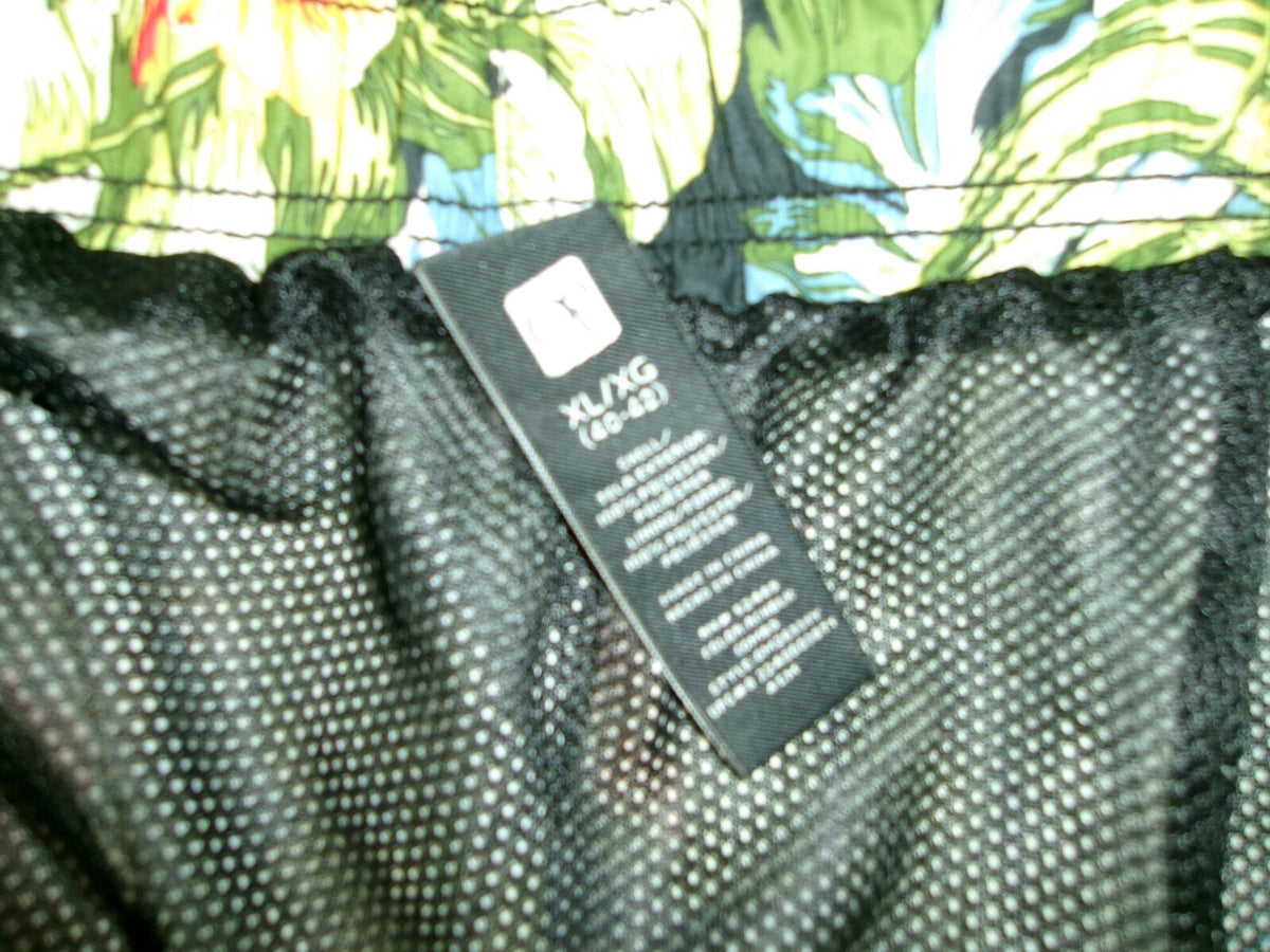 OP Swim Shorts Board Shorts Mens Size XL Floral Hawaiian Tropical Swim Trunks