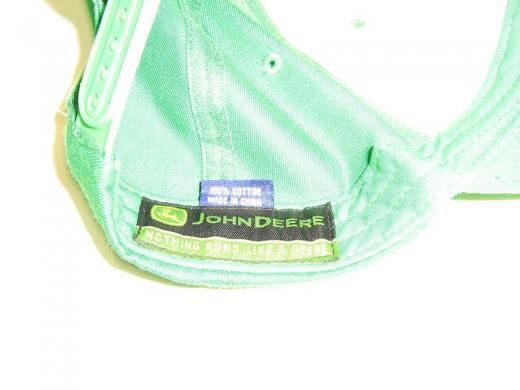 JOHN DEERE Green Adjustable Cap Hat Snapback Baseball Authentic