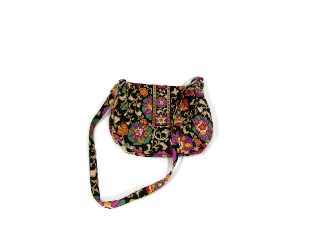 Vera Bradley Suzani Multi Colored Quilted Large  Womens Bag Purse Handbag 13"