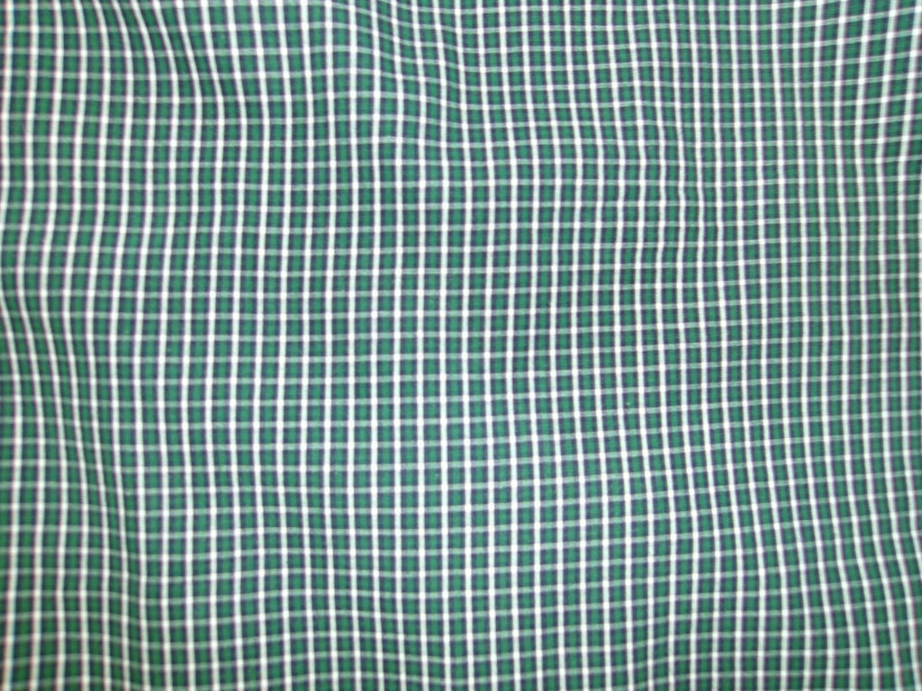 Mens BRITCHES Plaid Shirt Size XL GREEN Black White Button Down Long Sleeve