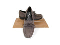 SAS Womens Hand Crafted Comfort Leather Moccasiins Taupe Brown Shoes Size 6.5 W