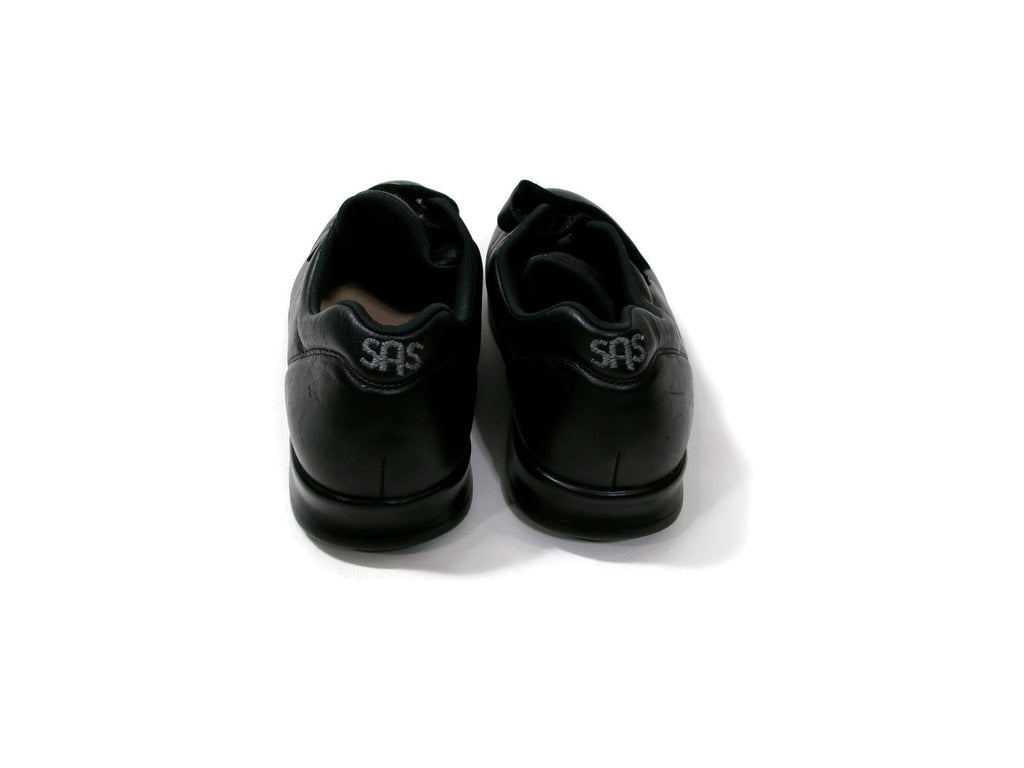 SAS  Me Too -EZ Strap Womens Walking Shoes Black Leather Size 9 WW