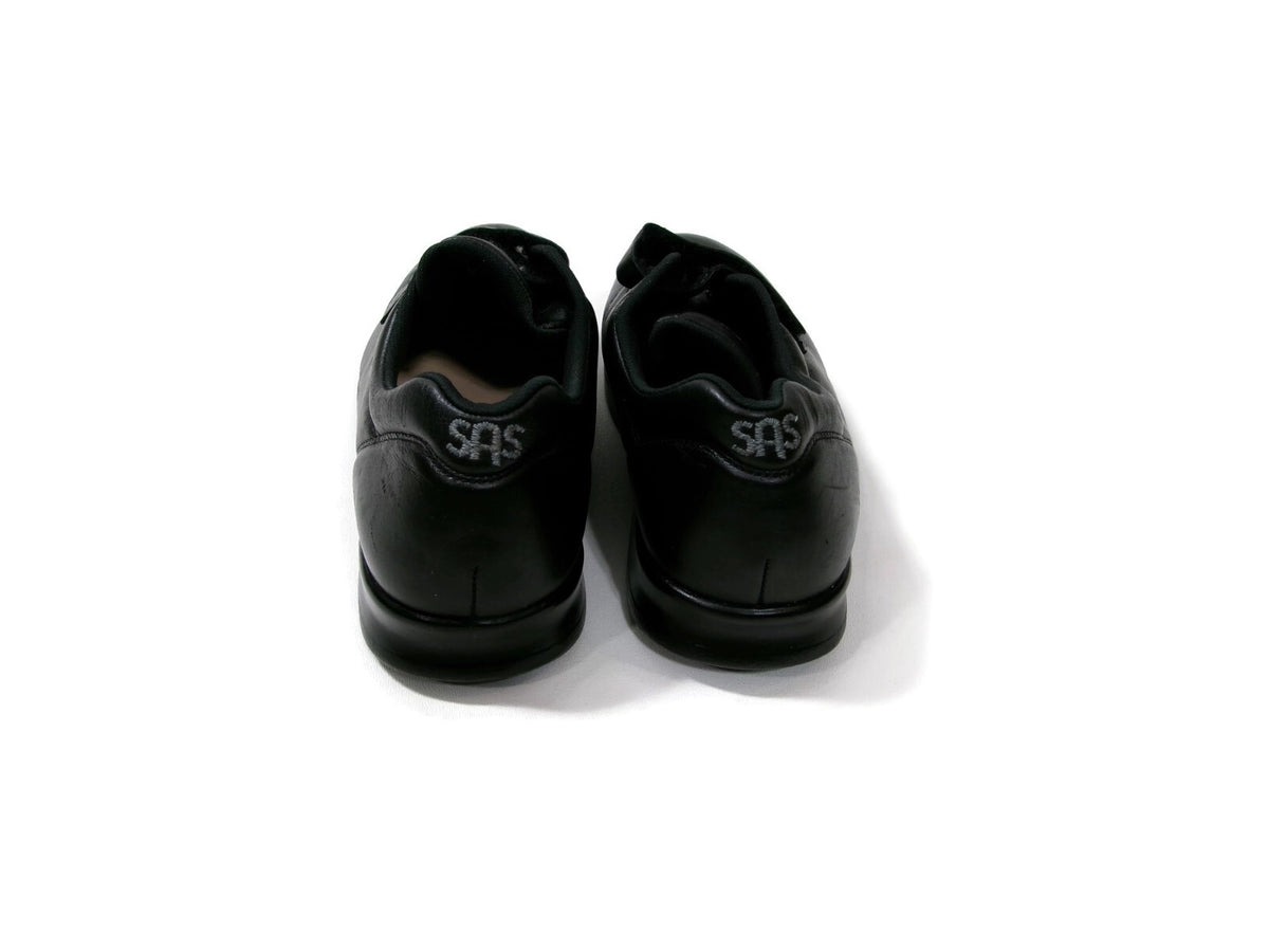 SAS  Me Too -EZ Strap Womens Walking Shoes Black Leather Size 9 WW