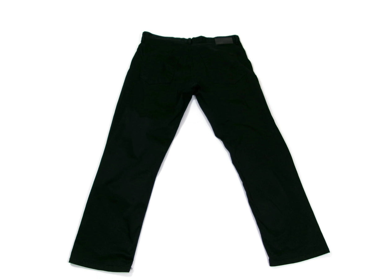 CALVIN KLEIN Mens Black Chinos Casual Pants Slim Straight Size 38 X 30