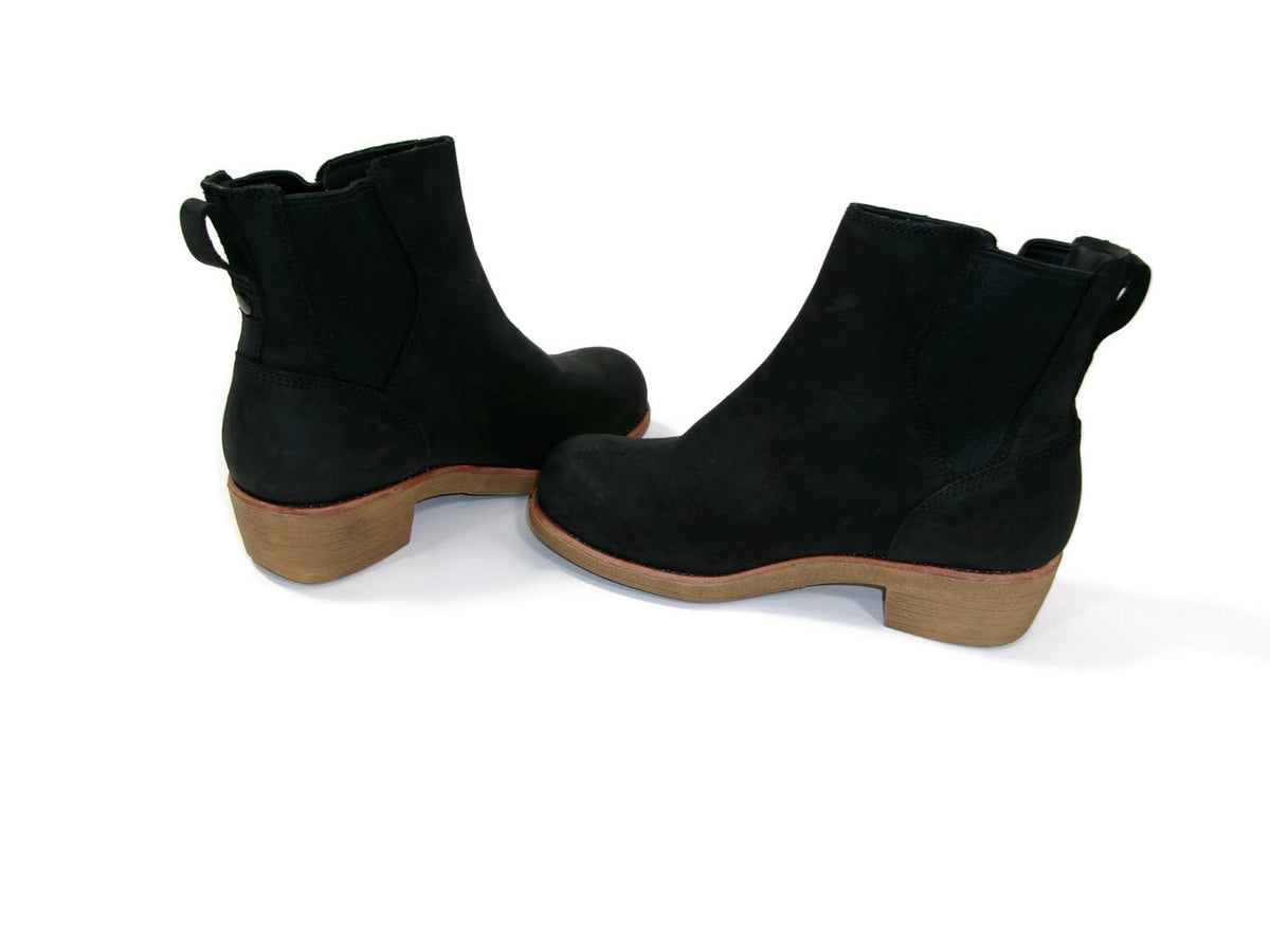Red Wing WORX Womens Black  Leather Steel Toe Chelsea Work Boot Shoes Size 7.5 W