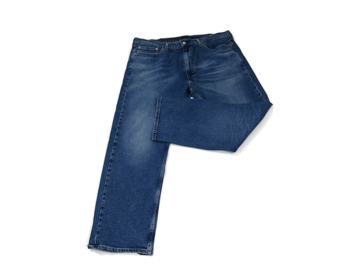 Levis Mens Denim Jean Pants Size 40 X 30 Original Riveted Relaxed Distressed