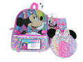 Minnie Mouse Disney 5-Piece Backpack  Set  Girls Large 16"X12" NWT