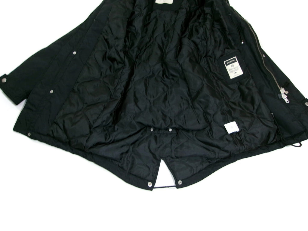 Mens Wemoto Finley Parka Coat Jacket  Black Nylon  Lined  Hooded Size S Small