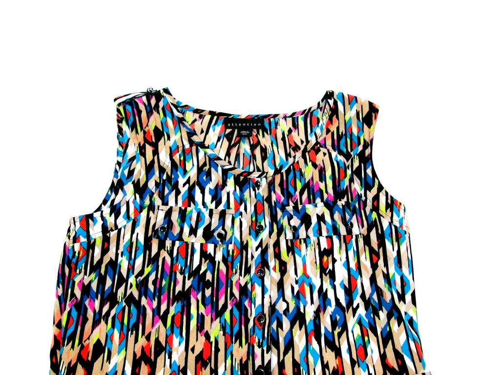 attention Womens Pretty Colorful Spring Summer Dress Size M Medium