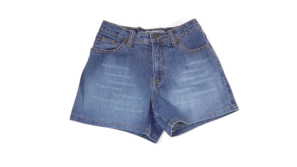 LIMITED TOO Pre Teen Girls Distressed Prewashed Denim Jean Shorts Size 12 Slim