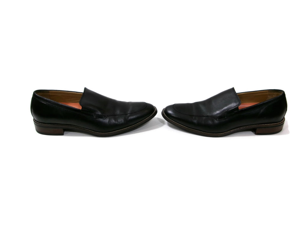 Cole Haan Mens Black Leather Slip On Loafers Shoes Size 11 M