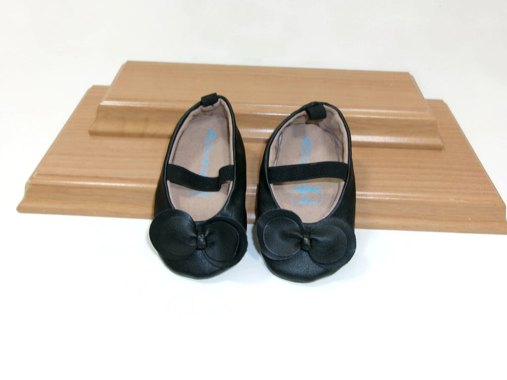 Caramelle Blu Infant Baby Girls Mary Jane Ballet Flats Elastic Strap Size 6-9 M