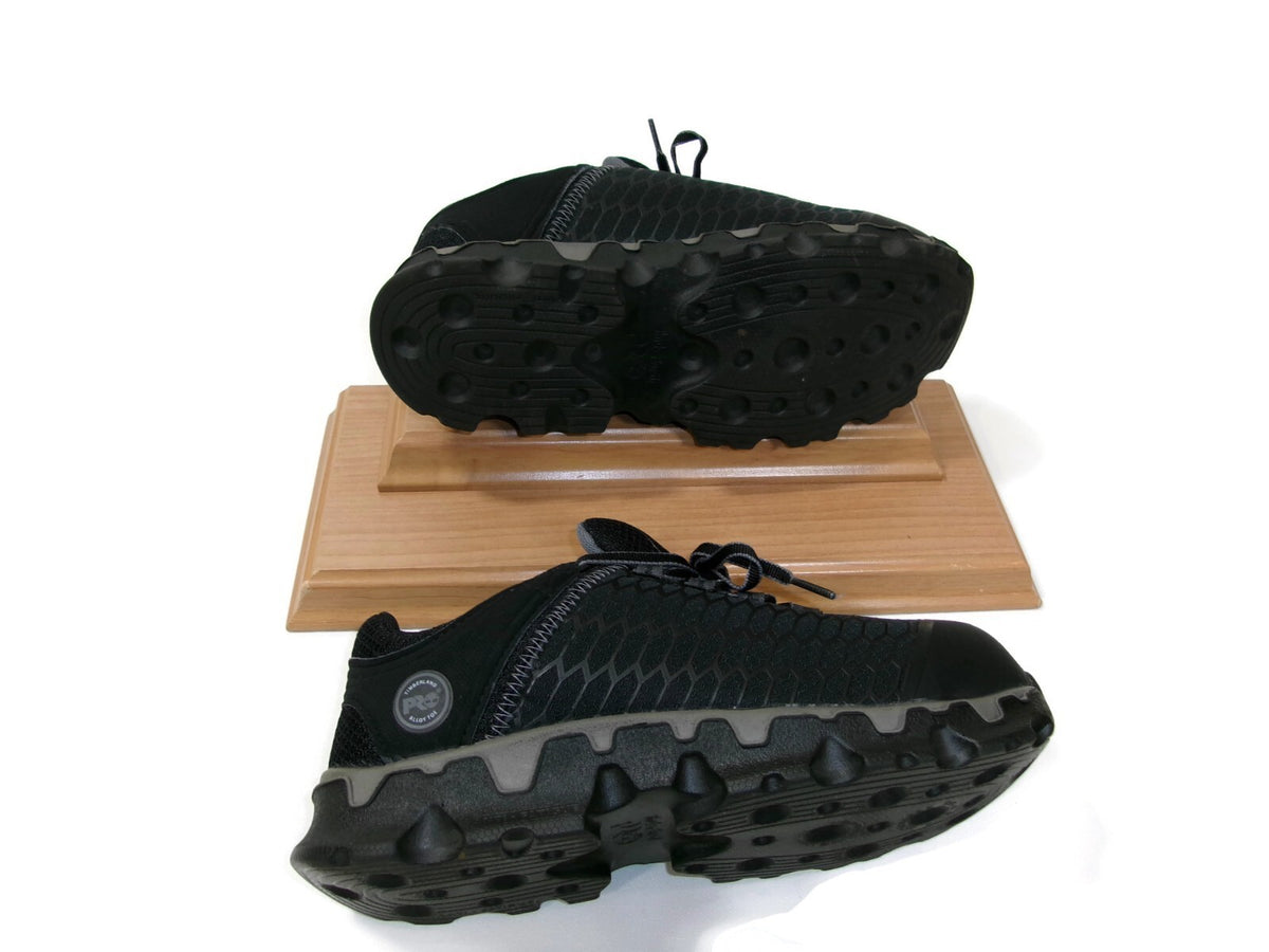 Timberland PRO Womens Black  Powertrain Sport Alloy Toe Work Shoes Size 8 M
