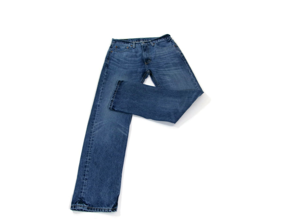 Mens LEVI'S 505 Distressed Denim Jeans Pants Size 32 X 32