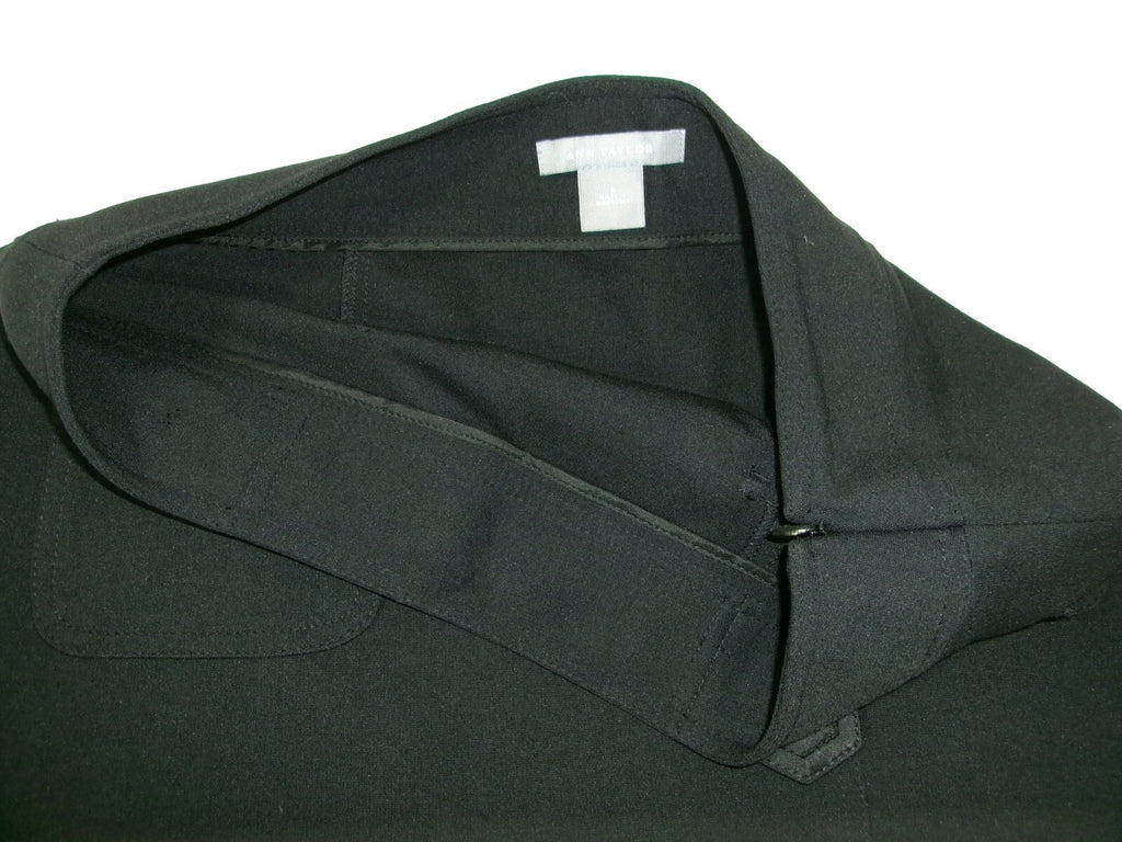 Ann Taylor Womens Black Knit Stretch Career Work Skirt Size 6