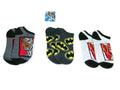 Little Boys Girls 3 Three Pair  Justice League No-Show Socks Comics