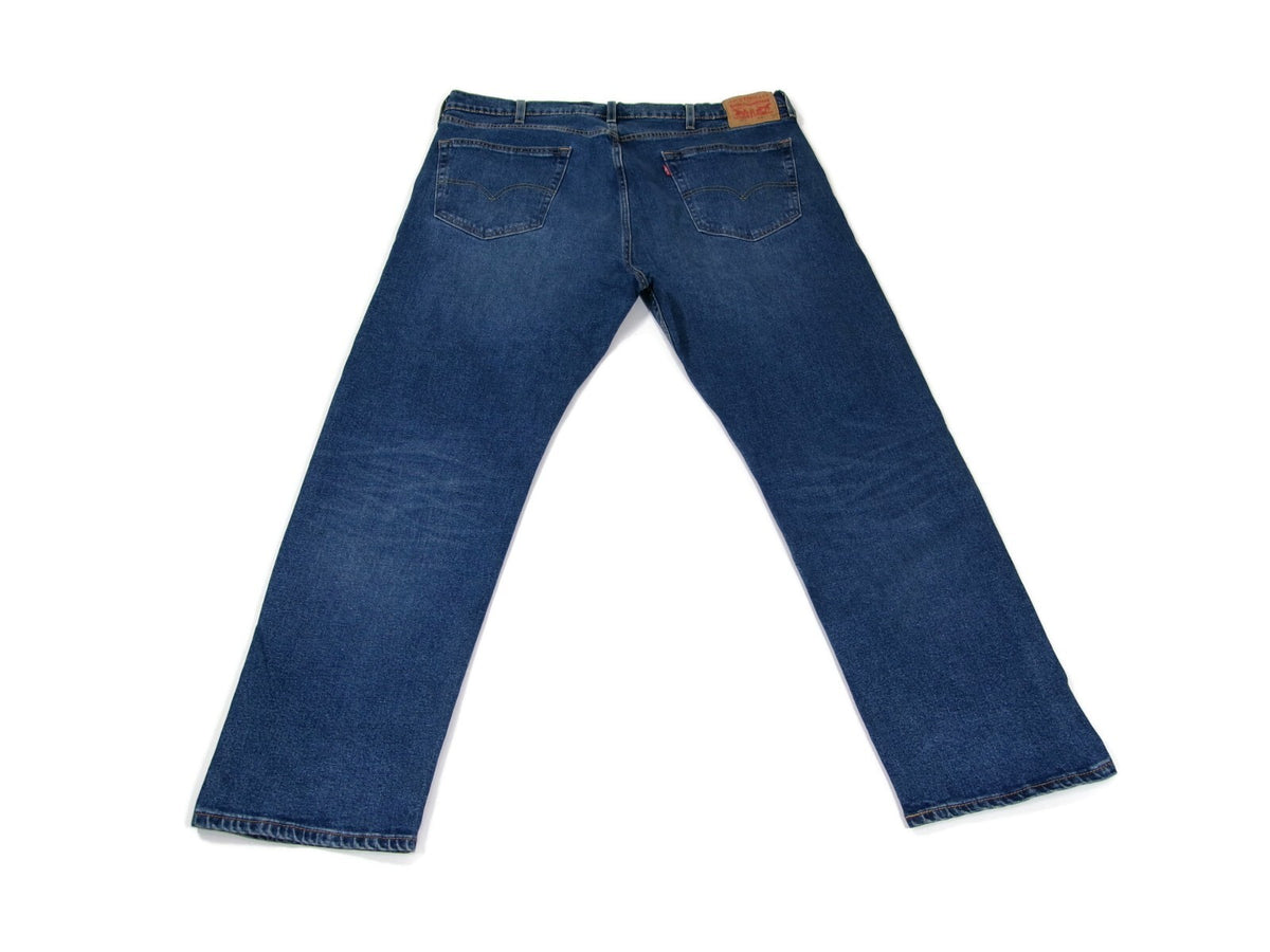 Levis Mens Denim Jean Pants Size 40 X 30 Original Riveted Relaxed Distressed