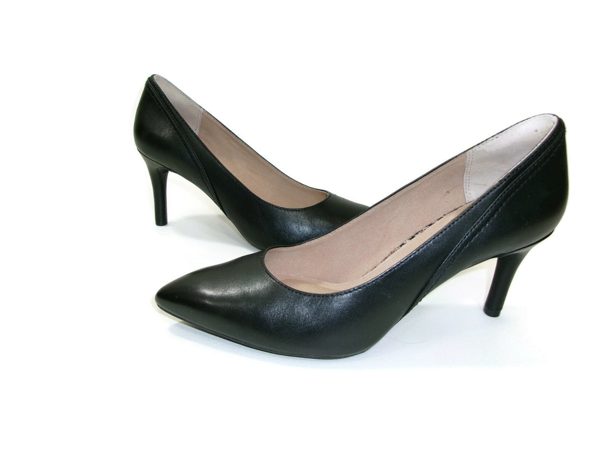 ROCKPORT Total Motion Womens Pump Heels Shoes Size 8 M  Black Quality Leather