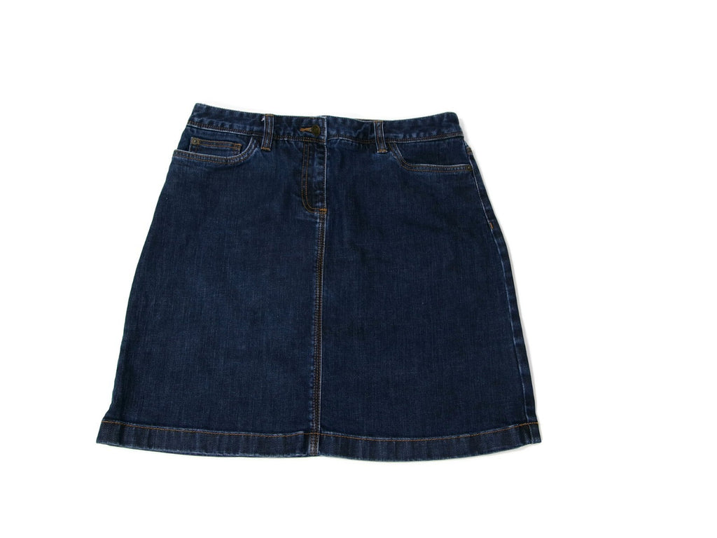 Womens cute Boden Demim Blue Jean Skirt US Size 8 R / UK SZ 12 R A-Line  Nice 1