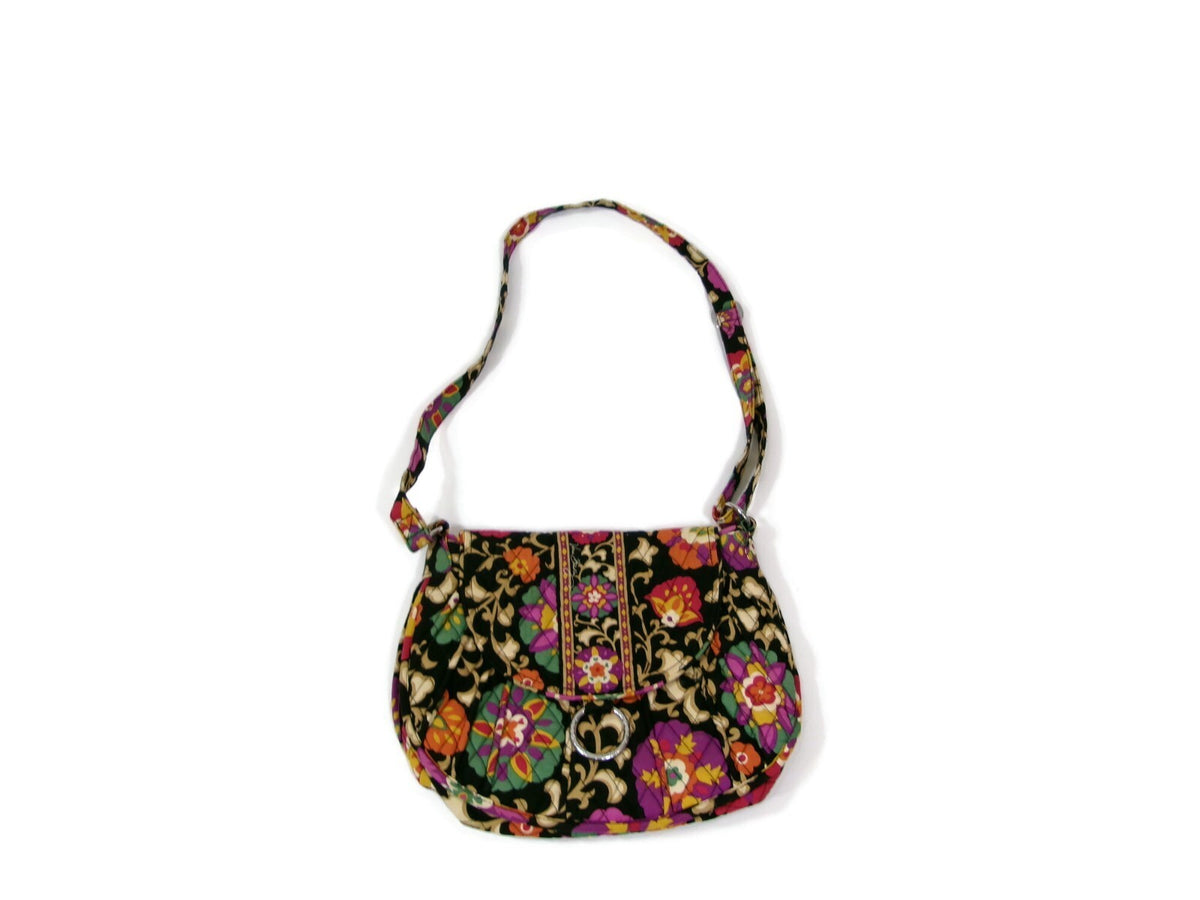 Vera Bradley Suzani Multi Colored Quilted Large  Womens Bag Purse Handbag 13"