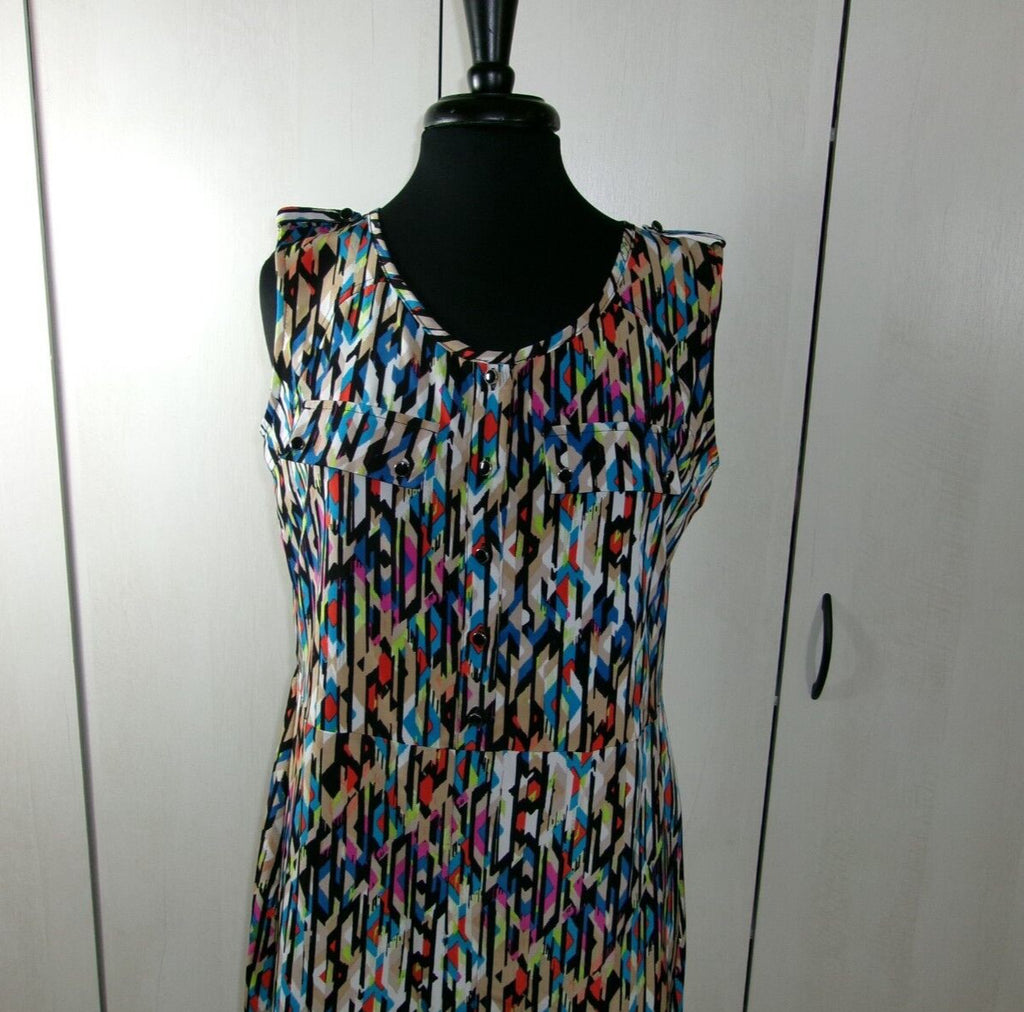 attention Womens Pretty Colorful Spring Summer Dress Size M Medium