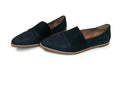 ED Ellen Degeneres Karlin Suede & denim Textile Flats Blue  Womens Shoes Size 8