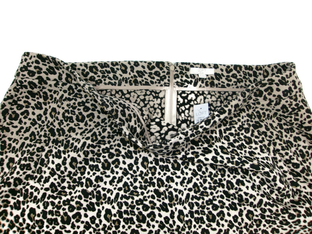 Loft Womens Career Work Skirt Plus Size 24 Beautiful Leopard Print RT. 69.50 New