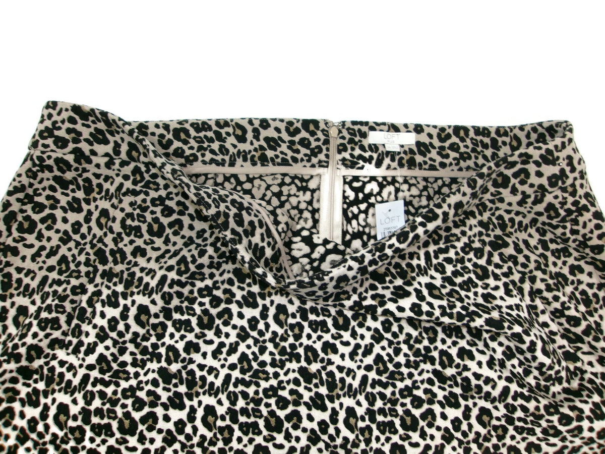 Loft Womens Career Work Skirt Plus Size 24 Beautiful Leopard Print RT. 69.50 New