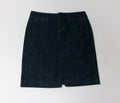 Womens RETRO Vintage GAP JEANS Denim Dark Indigo Jeans Skirt Size 6