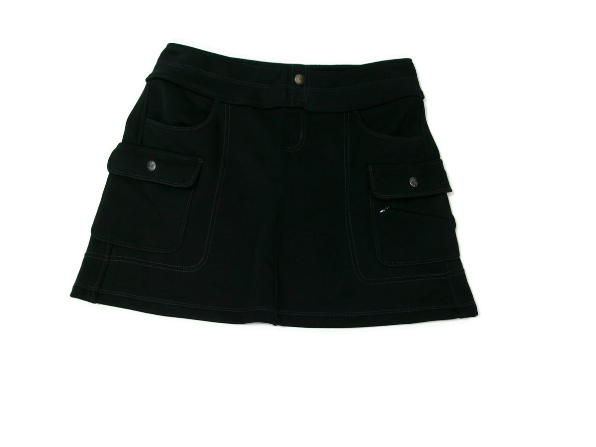 Womens Athleta Black Snowslide Fleece Lined Cargo Skirt Size S Small  Athletic