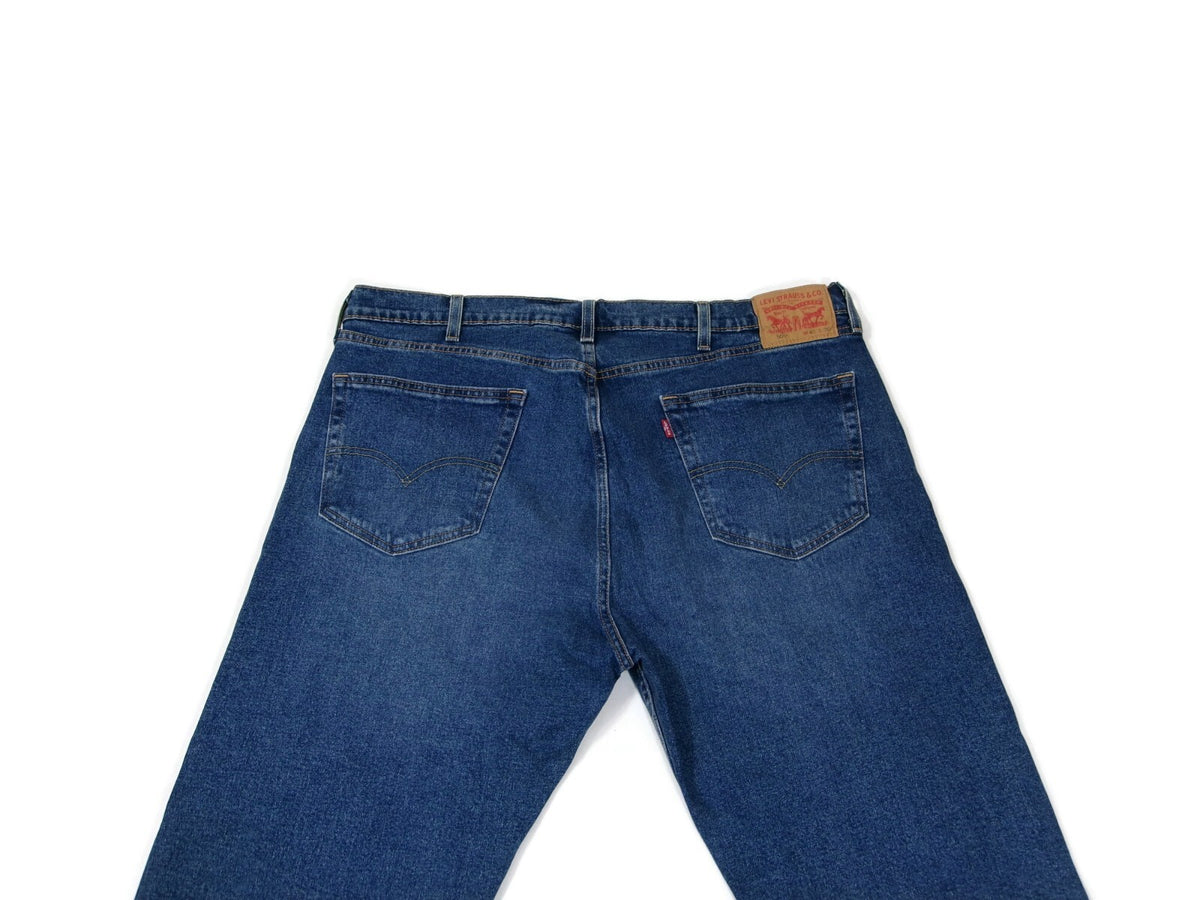 Levis Mens Denim Jean Pants Size 40 X 30 Original Riveted Relaxed Distressed