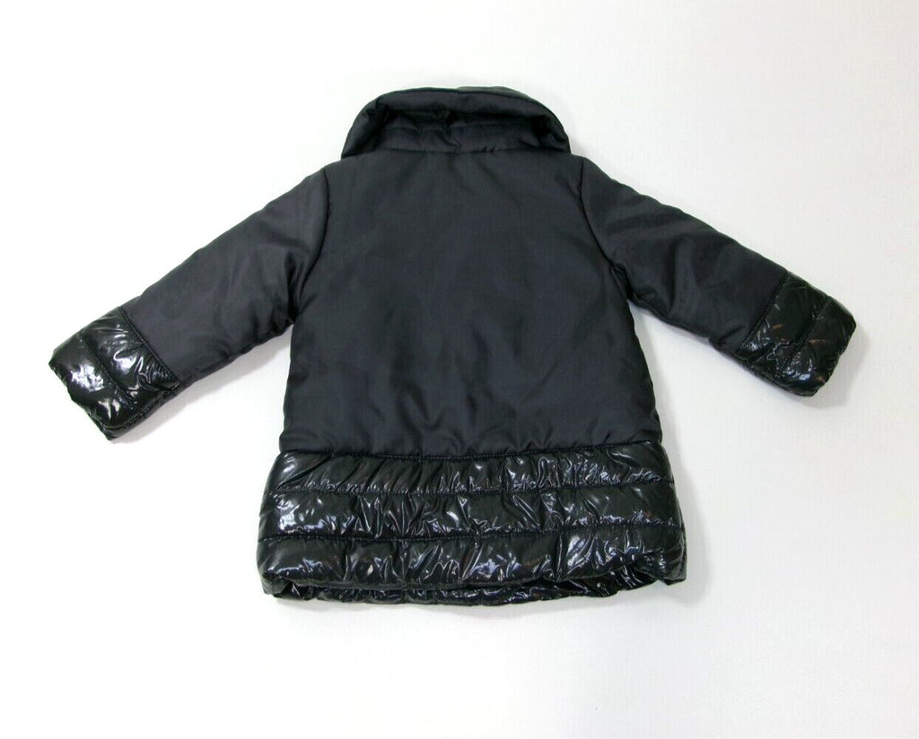 CYNTHIA ROWLEY Toddler Girls Gray Winter PUFFER Jacket Size 12M 12 Months NWT