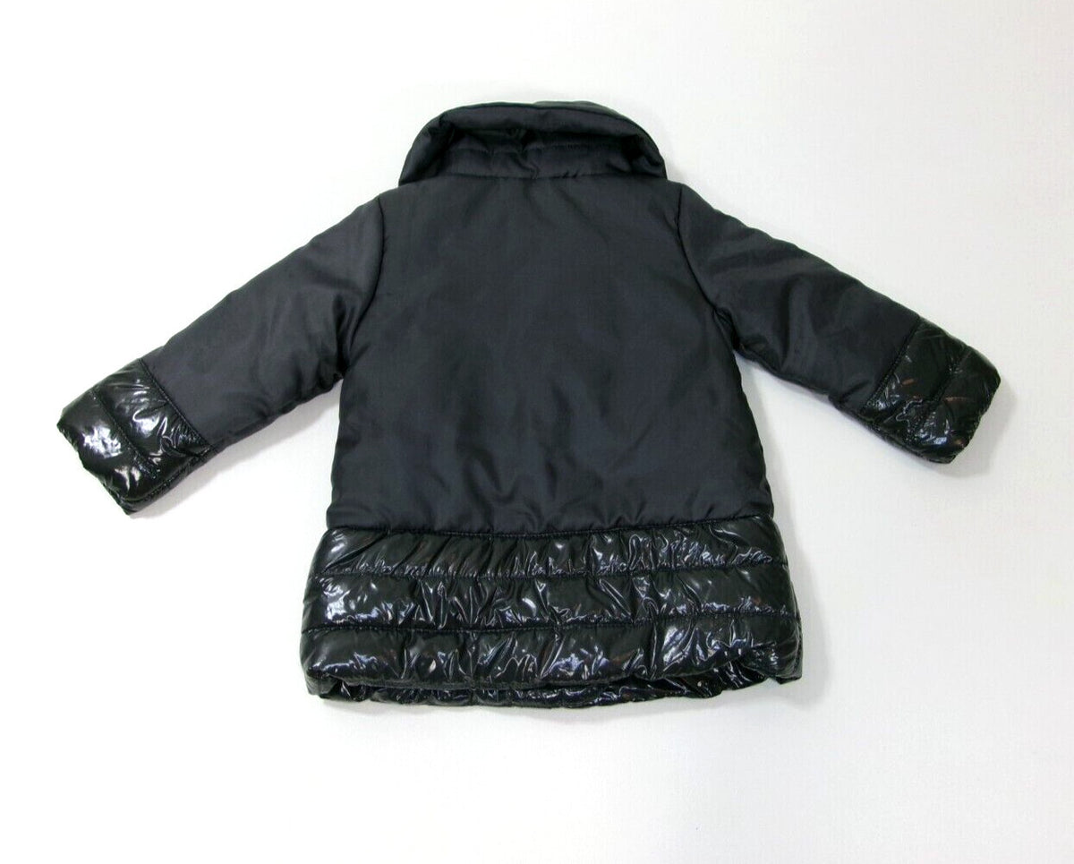 CYNTHIA ROWLEY Toddler Girls Gray Winter PUFFER Jacket Size 12M 12 Months NWT