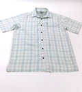 COLUMBIA Mens Sports Casual Shirt Size XL Short Sleeves Hidden Zip Front Pocket
