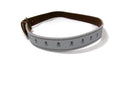 TSG Outfitting Co. Brown Leather &  Skull Covered Canvas Mens Belt Size 34