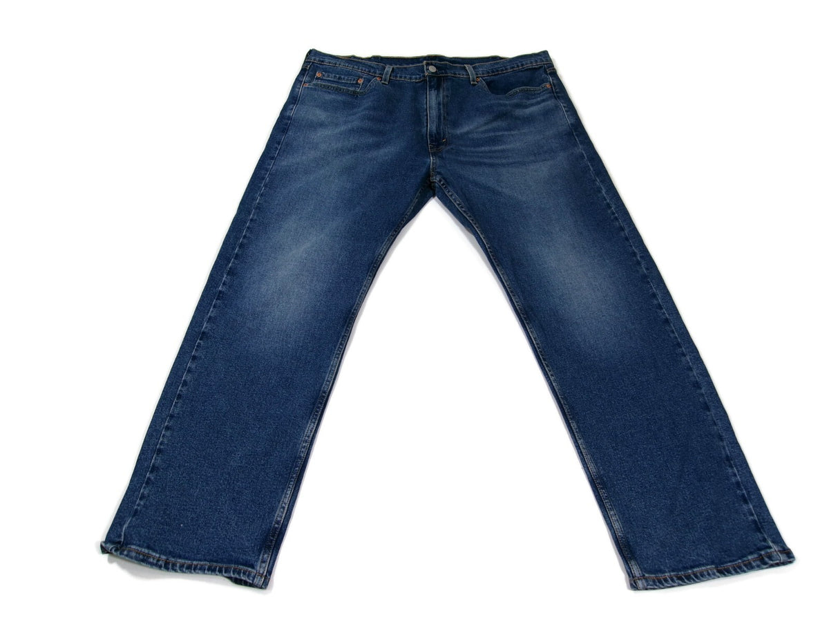 Levis Mens Denim Jean Pants Size 40 X 30 Original Riveted Relaxed Distressed