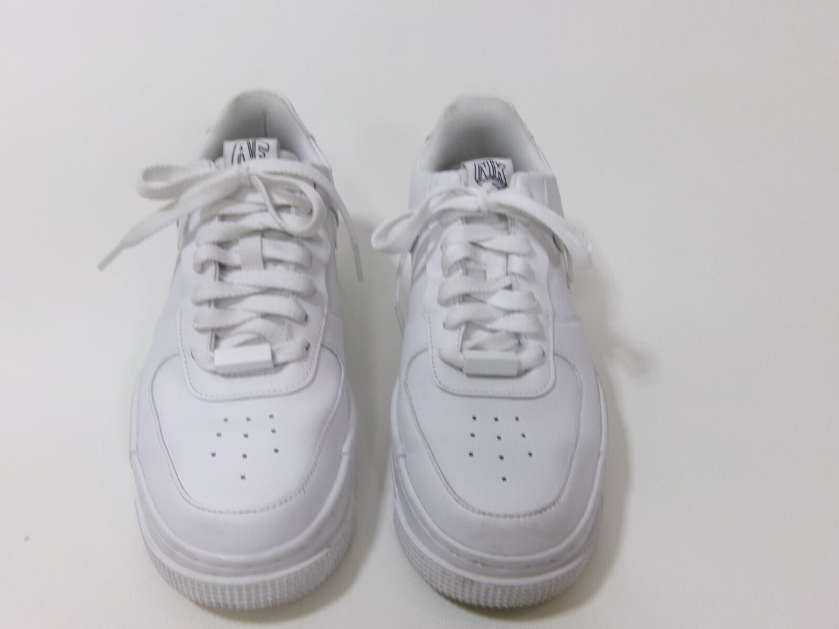 Womens Nike AirForce 1 AF1 Pixel Tripple White-BLACK-SAIL WOMENS US SIZE 8.5