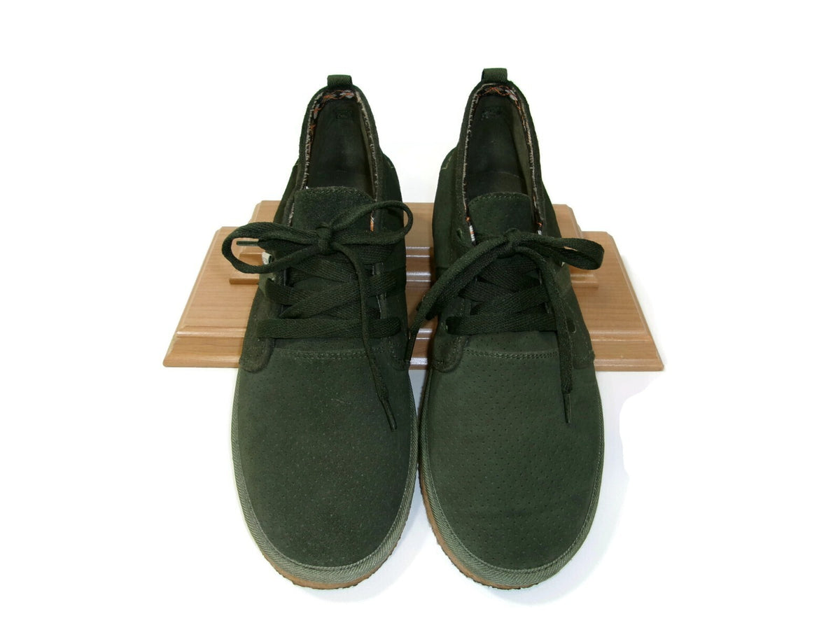 PHAT FARM Pipeline Perforated Olive Green Mens Shoes  Boots Size 10 M Suede