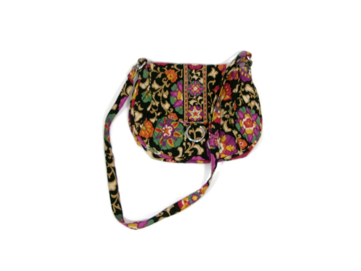 Vera Bradley Suzani Multi Colored Quilted Large  Womens Bag Purse Handbag 13"
