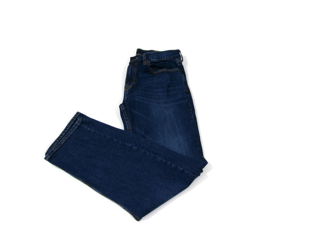 Banana Republic Mens  Straight Fit Jeans Pants Size 33 x 32 Distressed Denim