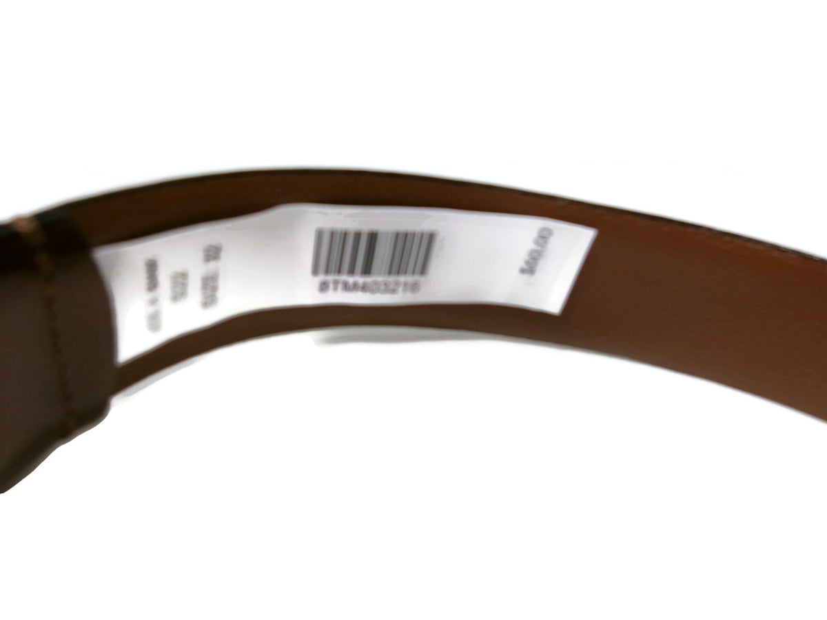 Jos A Bank Mens Brown Genuine Leather Dress Belt Handmade in ITALY Size 32
