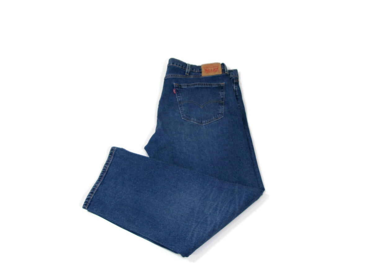 Levis Mens Denim Jean Pants Size 40 X 30 Original Riveted Relaxed Distressed
