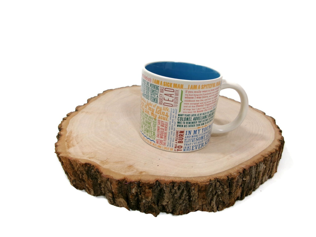 Unemployed Philosophers Guild Great Literary Openings  Coffee Tea Mug Quotes