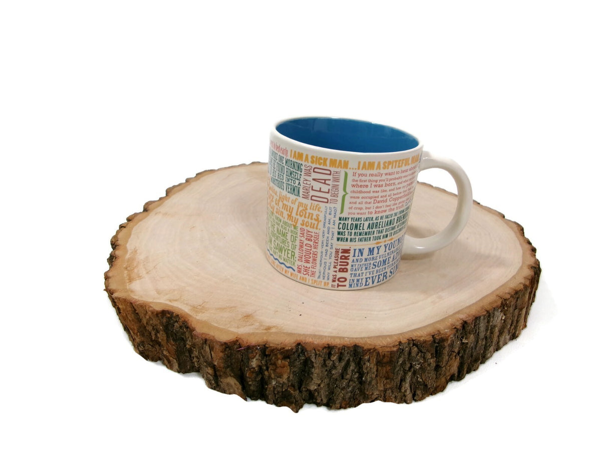 Unemployed Philosophers Guild Great Literary Openings  Coffee Tea Mug Quotes