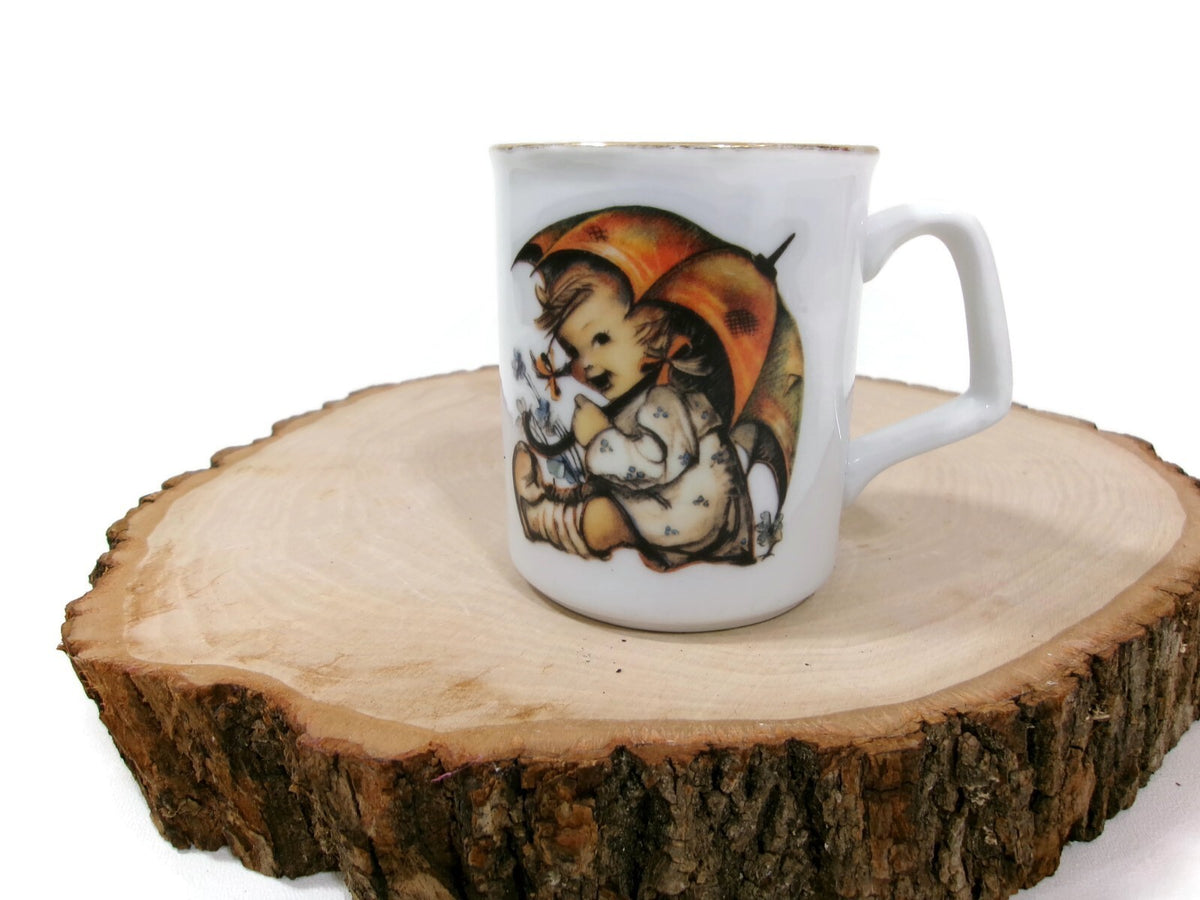 Vintage Collectible MJ. Hummel Umbrella Girl Coffee Tea Mug Cup MD in Germany