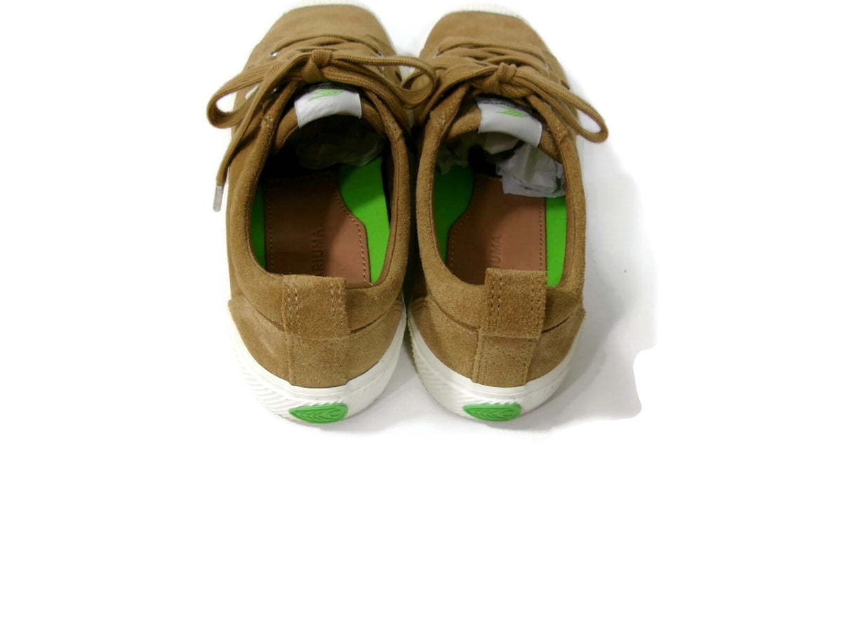 Cariuma Oca Womens Low Camel Tan Suede Sneakers Shoes Size 8 Stylish Comfort