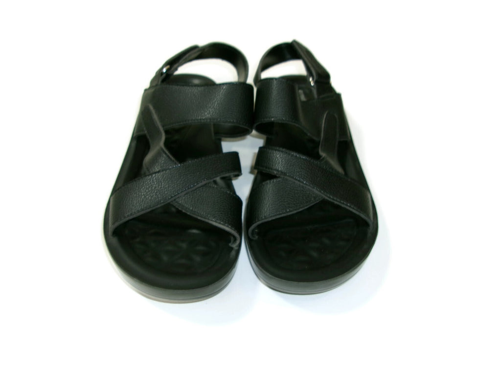 Womens AEROTHOTIC Arch Support Comfy Black Sandals Shoes Size 40 EUR 9 / 10 US
