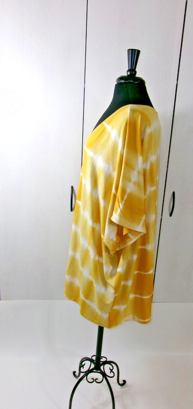Wonderly Yellow GOLD V neck Comfy Cute Tee Top Womens Plus Size 4X